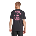 T-shirt Adidas Padel Zone Graphic Noir - Image 3
